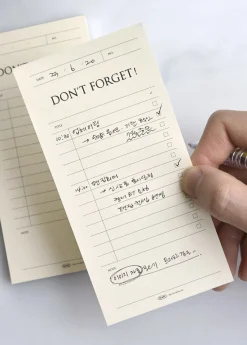 Pop-up Standing Schedule Memo Pad