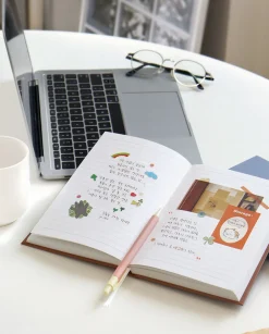 Prism B6 280p Hardcover Lined Notebook v3
