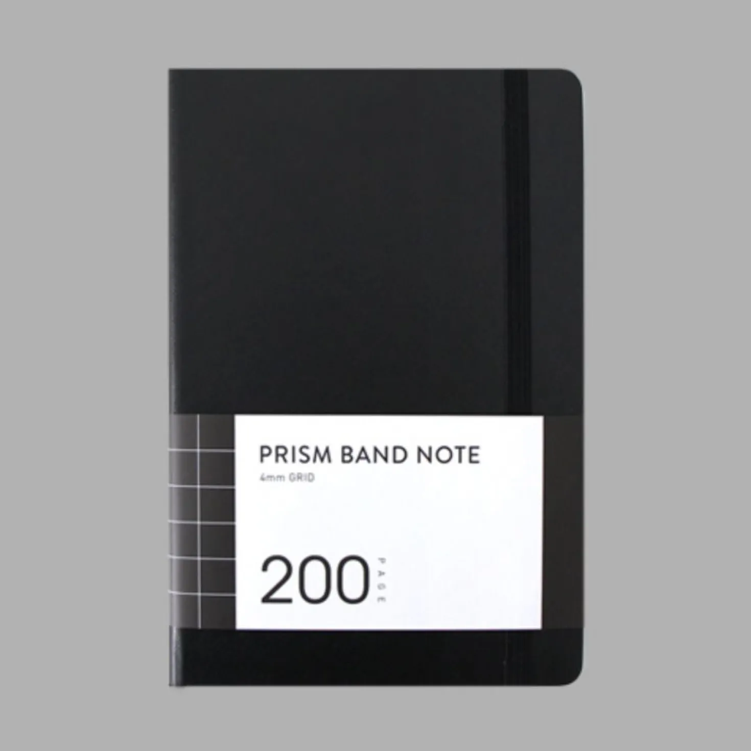 Prism 200p Hardcover Band Grid Notebook
