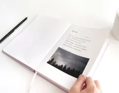 Prism 200p Hardcover Band Grid Notebook