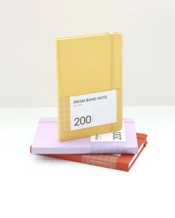 Prism 200p Hardcover Band Grid Notebook