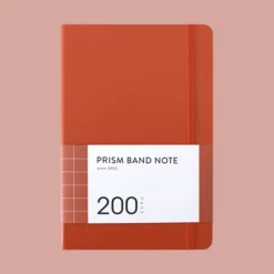 Prism 200p Hardcover Band Grid Notebook