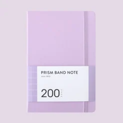 Prism 200p Hardcover Band Grid Notebook