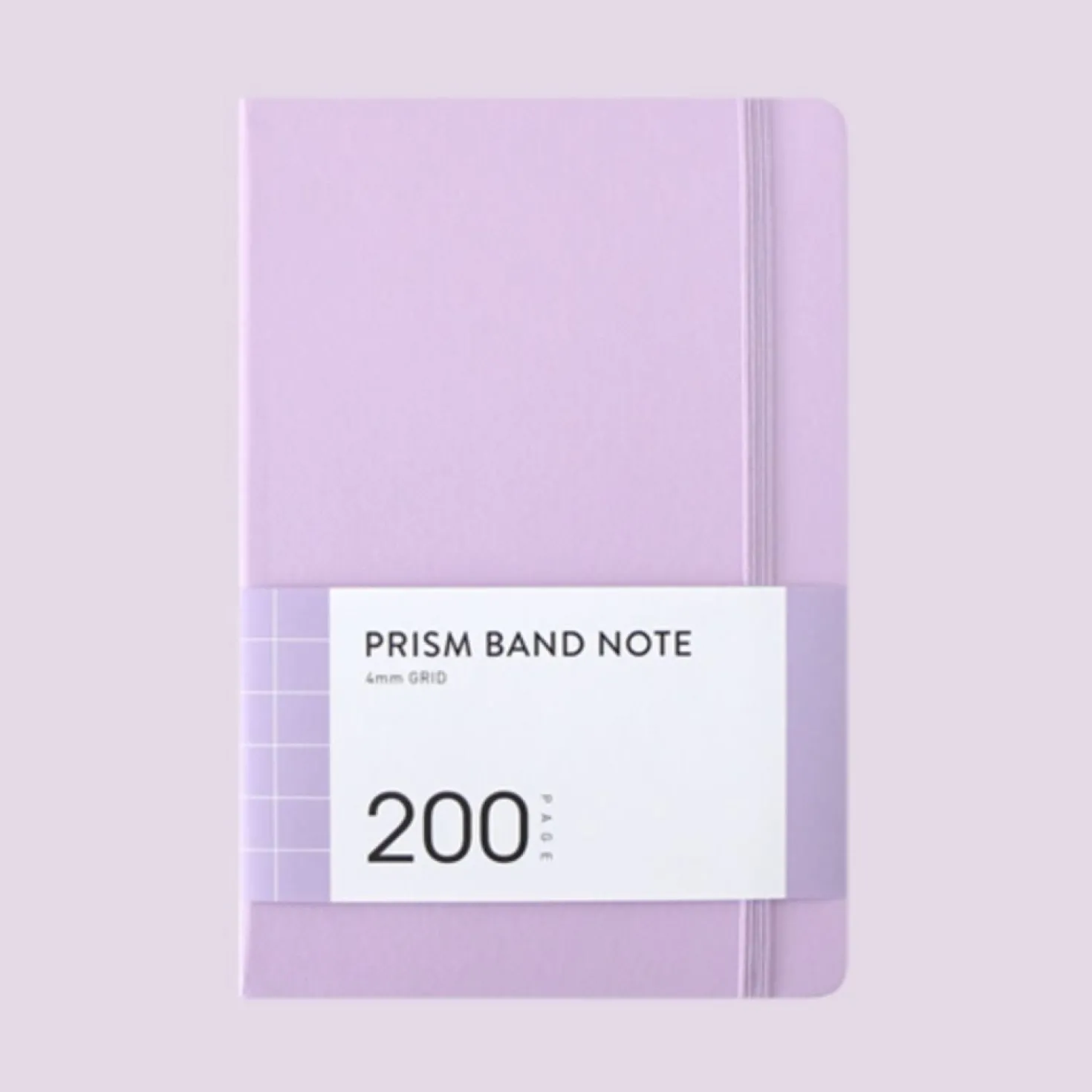 Prism 200p Hardcover Band Grid Notebook