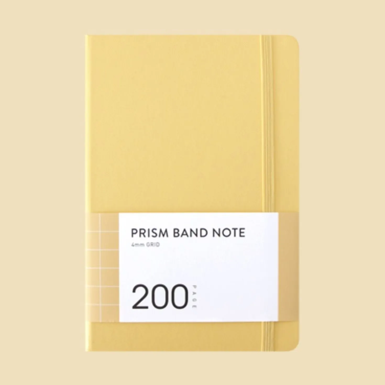 Prism 200p Hardcover Band Grid Notebook