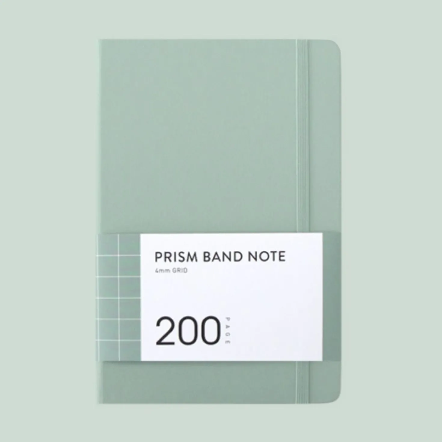 Prism 200p Hardcover Band Grid Notebook
