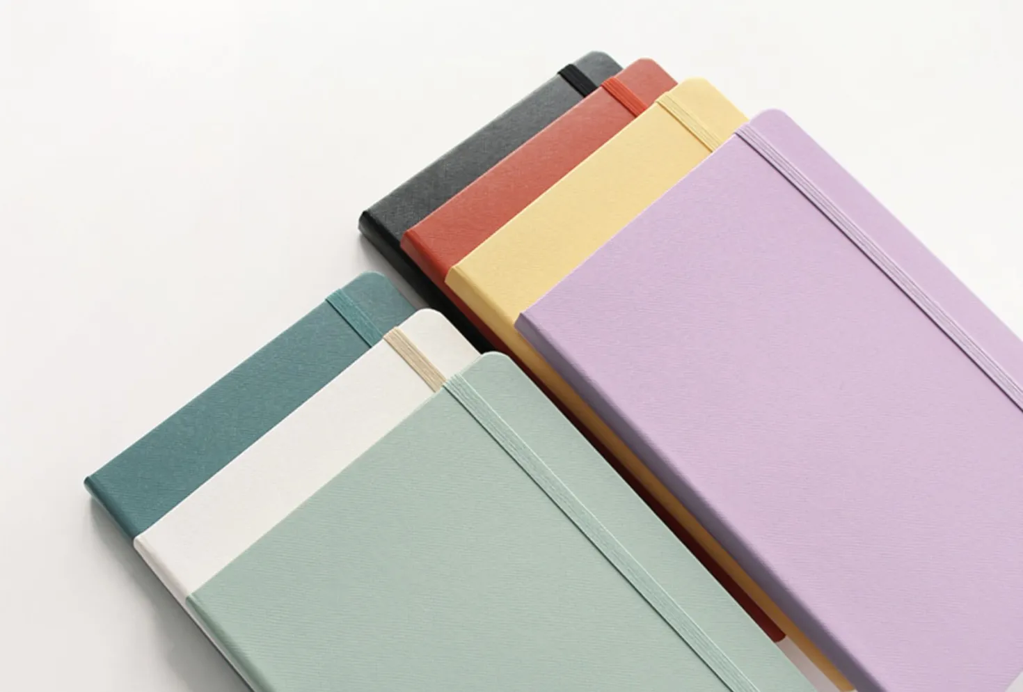 Prism 200p Hardcover Band Grid Notebook