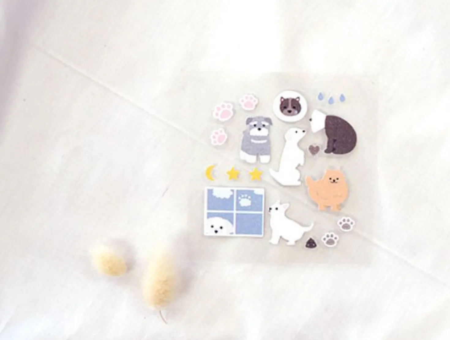Puppy Deco Sticker Set