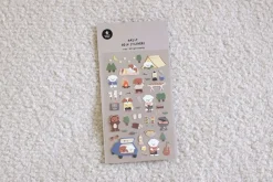 Puppy's Camping Deco Sticker