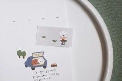 Puppy's Camping Deco Sticker