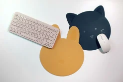 Puppy Vegan Leather Mouse Pad