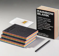 Rainbow Blank Colorful Notebook