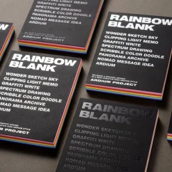 Rainbow Blank Colorful Notebook