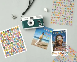 Rainbow Typo Alphabet Sticker
