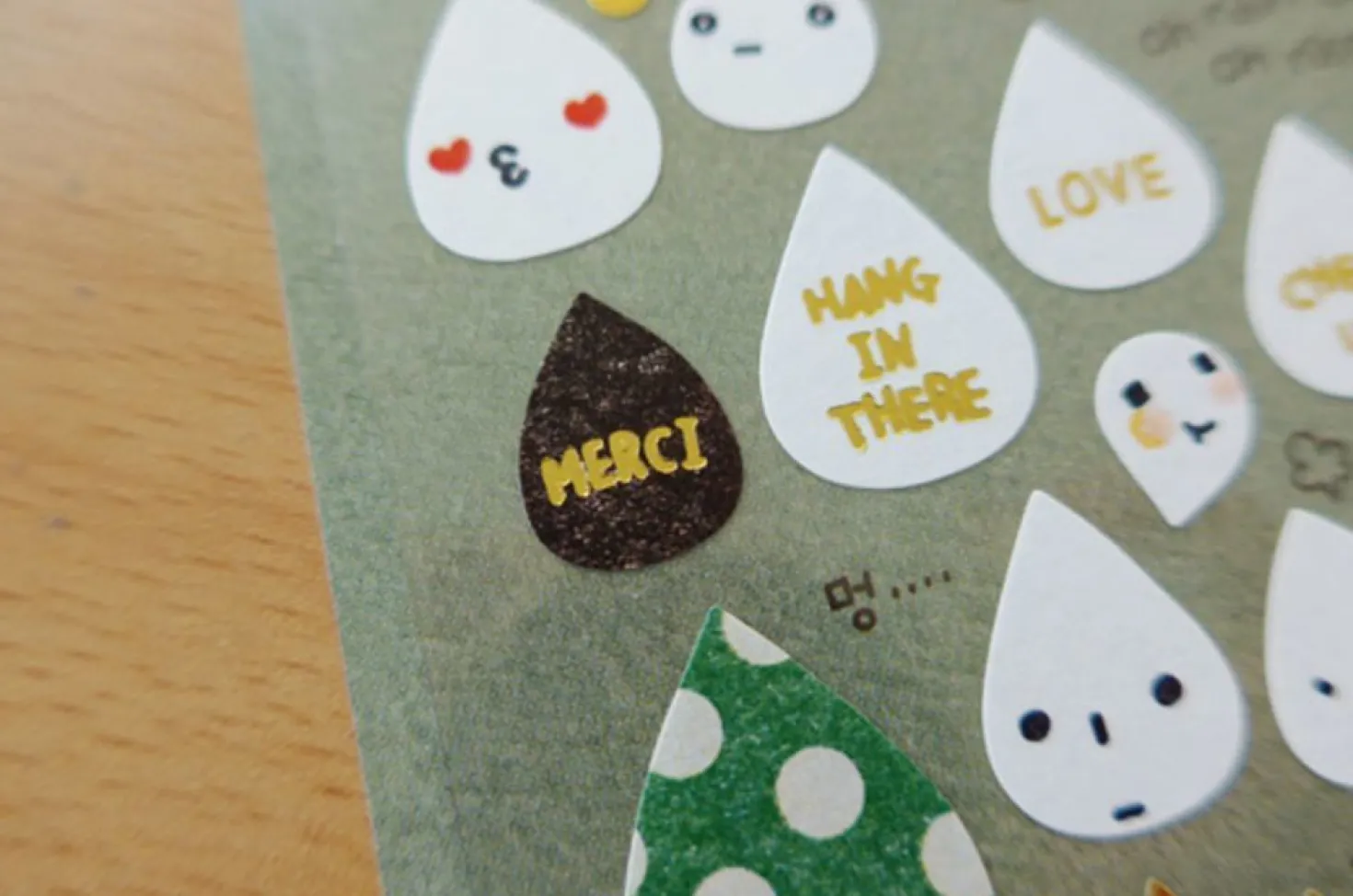 Raindrop Deco Sticker