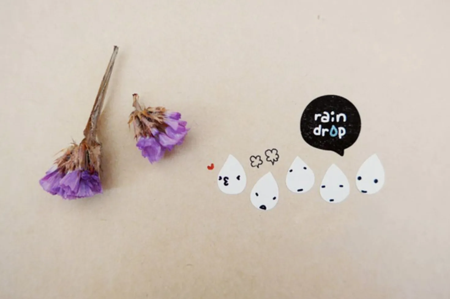 Raindrop Deco Sticker