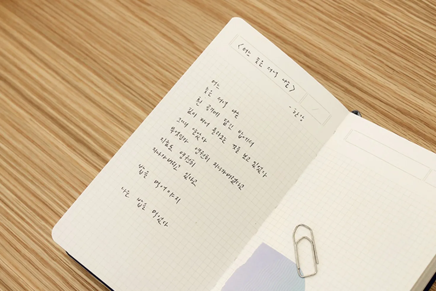 Reader and Writer Handy Grid Notebook