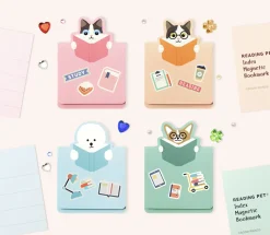 Reading Pet Index Magnetic Bookmark
