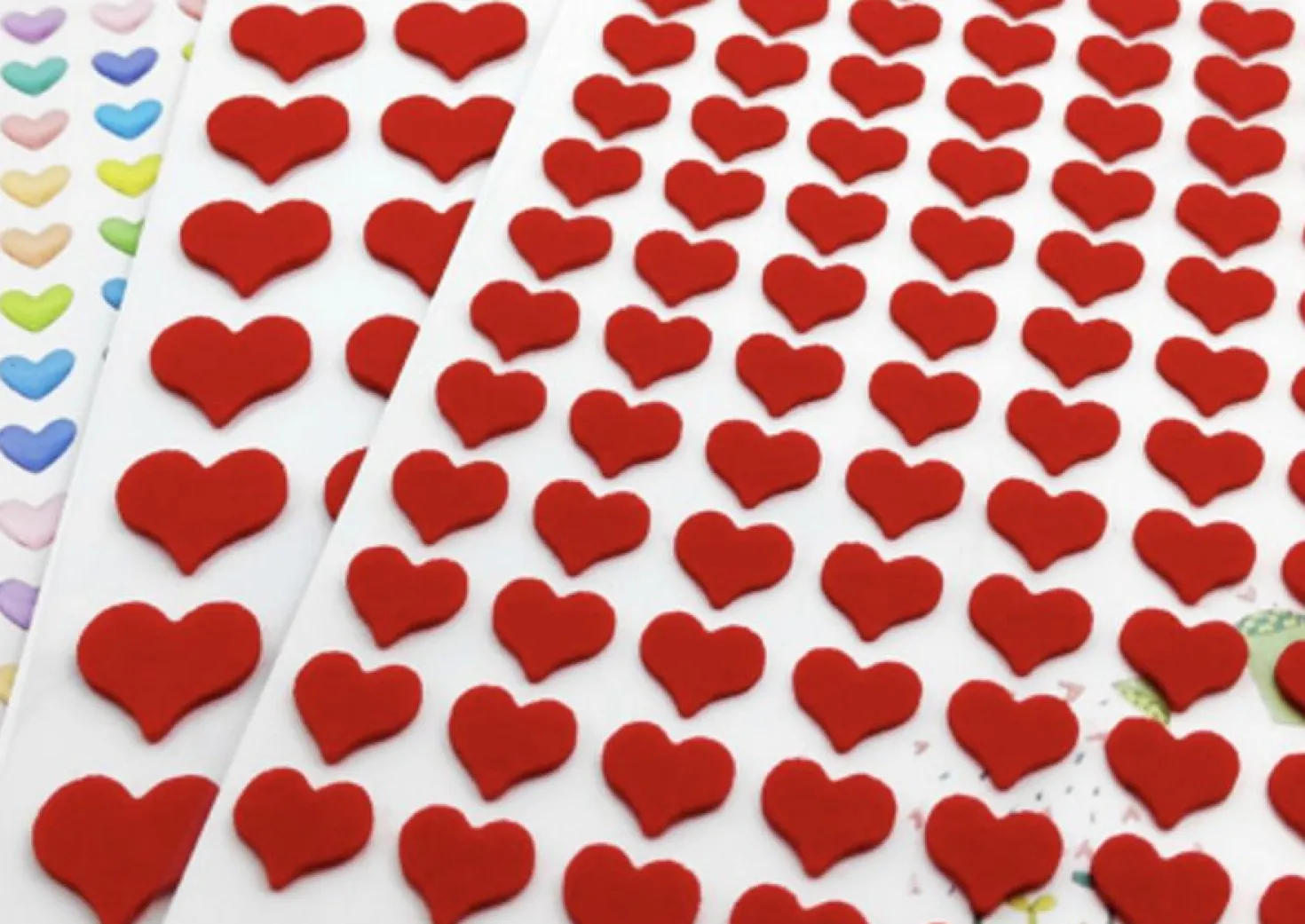 Red Heart Felt Deco Sticker