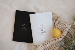 Red Stitched Weekly Planner