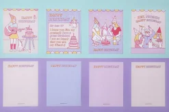 Retro Birthday Card & Envelope Set