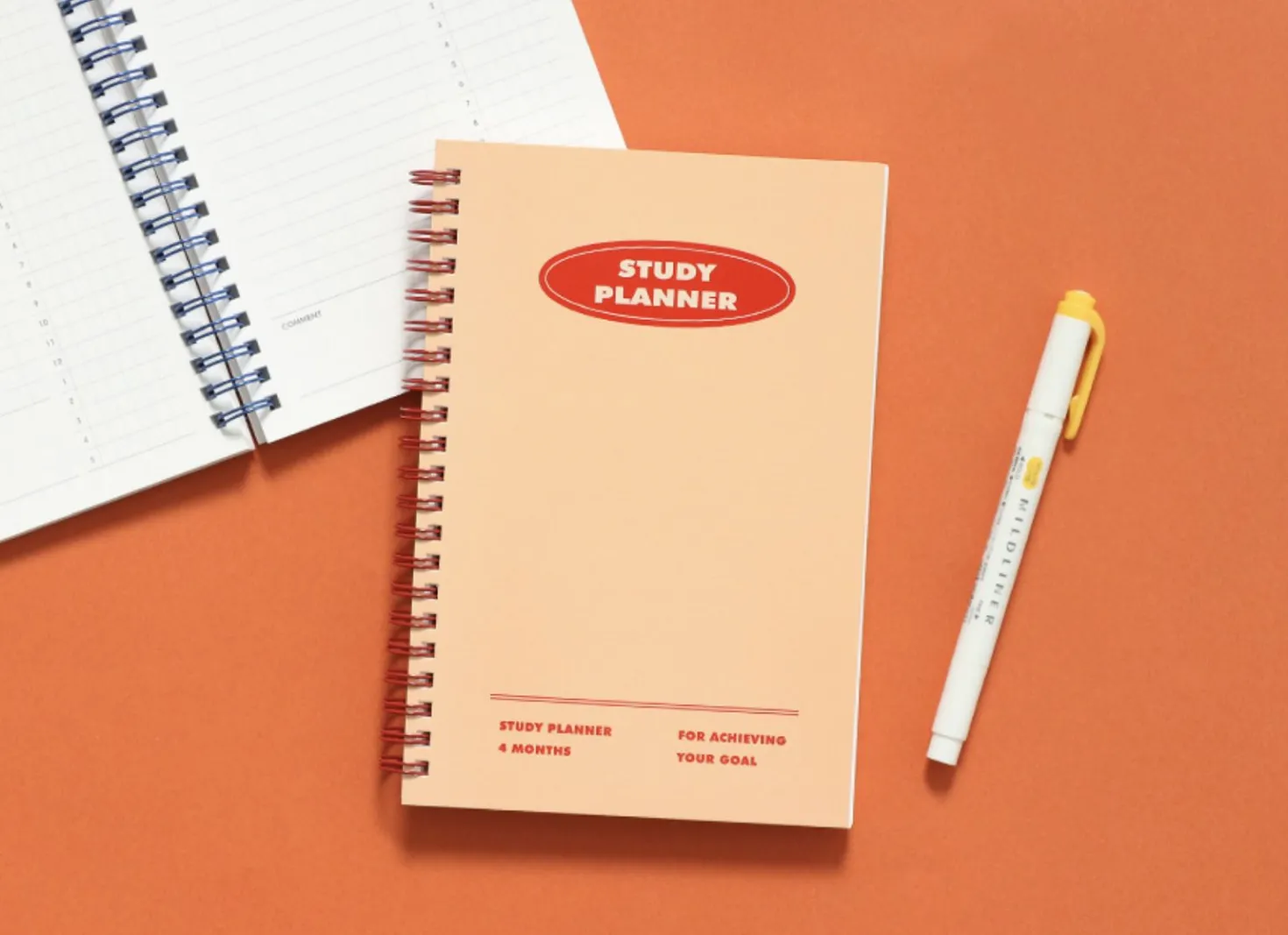 Retro Spiral Study Planner