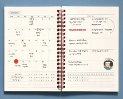 Retro Spiral Study Planner