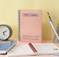 Retro Spiral Study Planner
