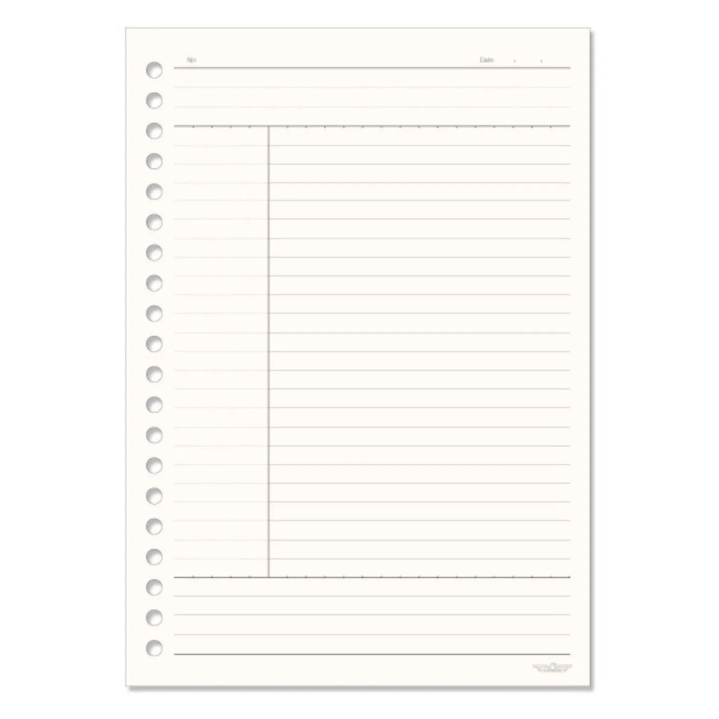 20 Ring A5 Cornell Note Refill