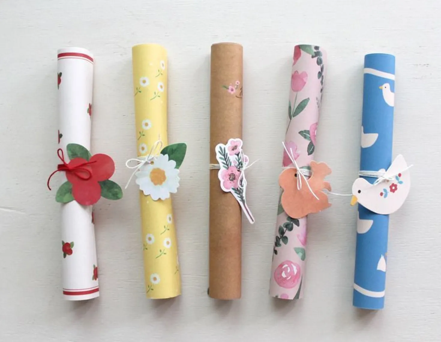 Rolled Up Letter Set