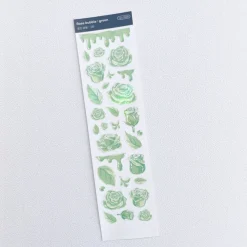 Rose Solid Hologram Slim Sticker