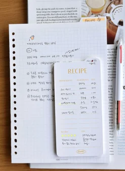 Rounded Edge Index Sticky Note