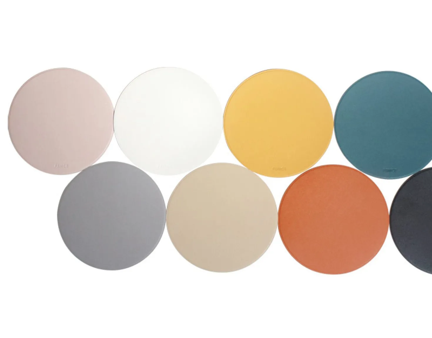 Round Two Tone Tea Coaster