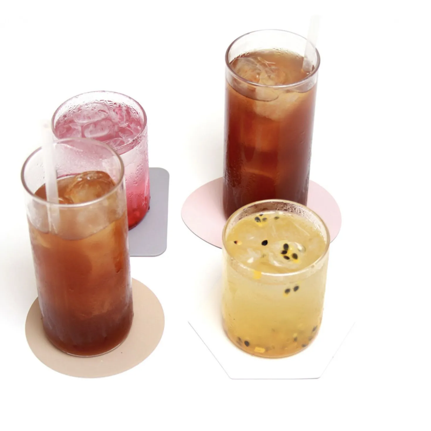 Round Two Tone Tea Coaster