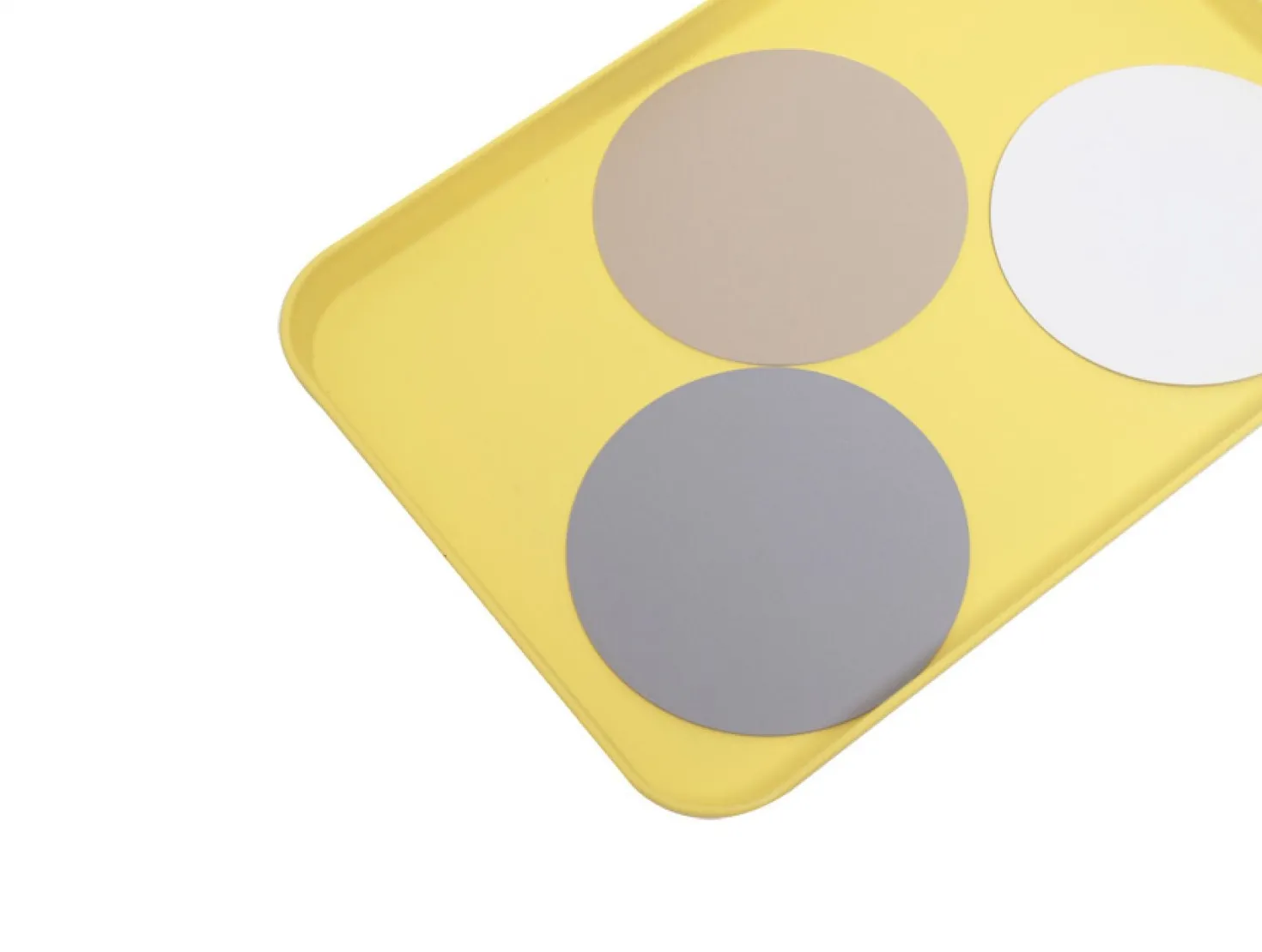 Round Two Tone Tea Coaster