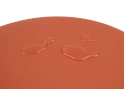 Round Vegan Leather Sitting Cushion