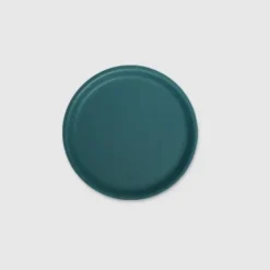 Round Vegan Leather Tea Coaster