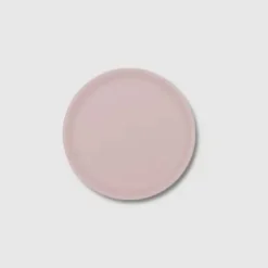 Round Vegan Leather Tea Coaster