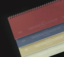3-Row Desk Weekly Scheduler