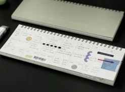 3-Row Desk Weekly Scheduler