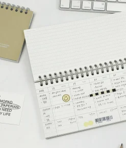 3-Row Desk Weekly Scheduler