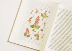 Salvia Pressed Flower Sticker