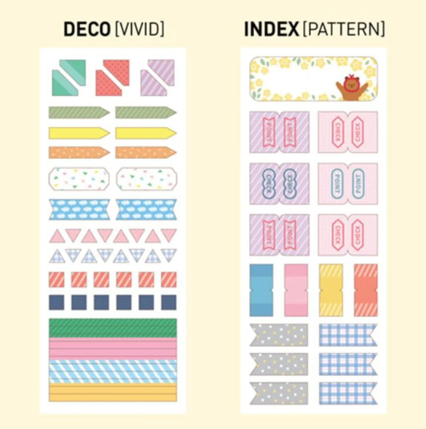 Satin Deco Label Sticker