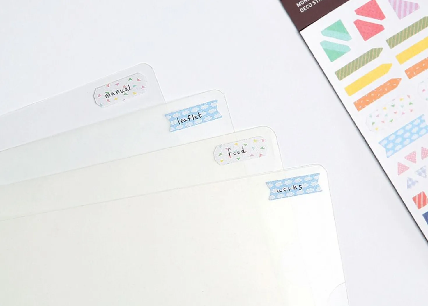 Satin Deco Label Sticker