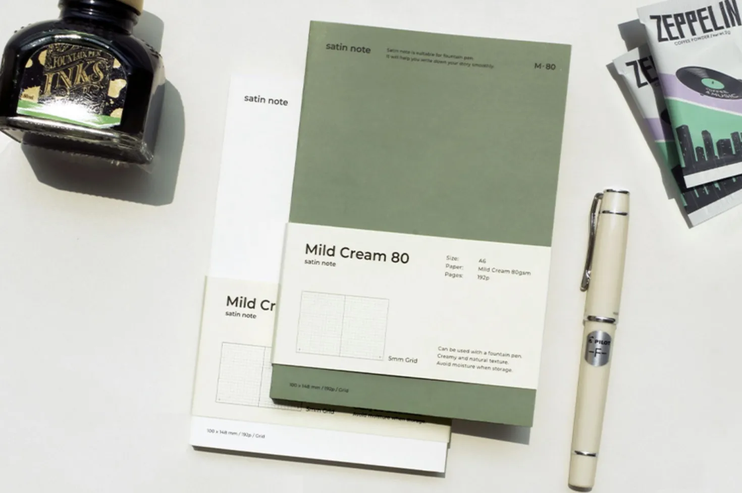 Satin M80 A6 Fountain Friendly Notebook