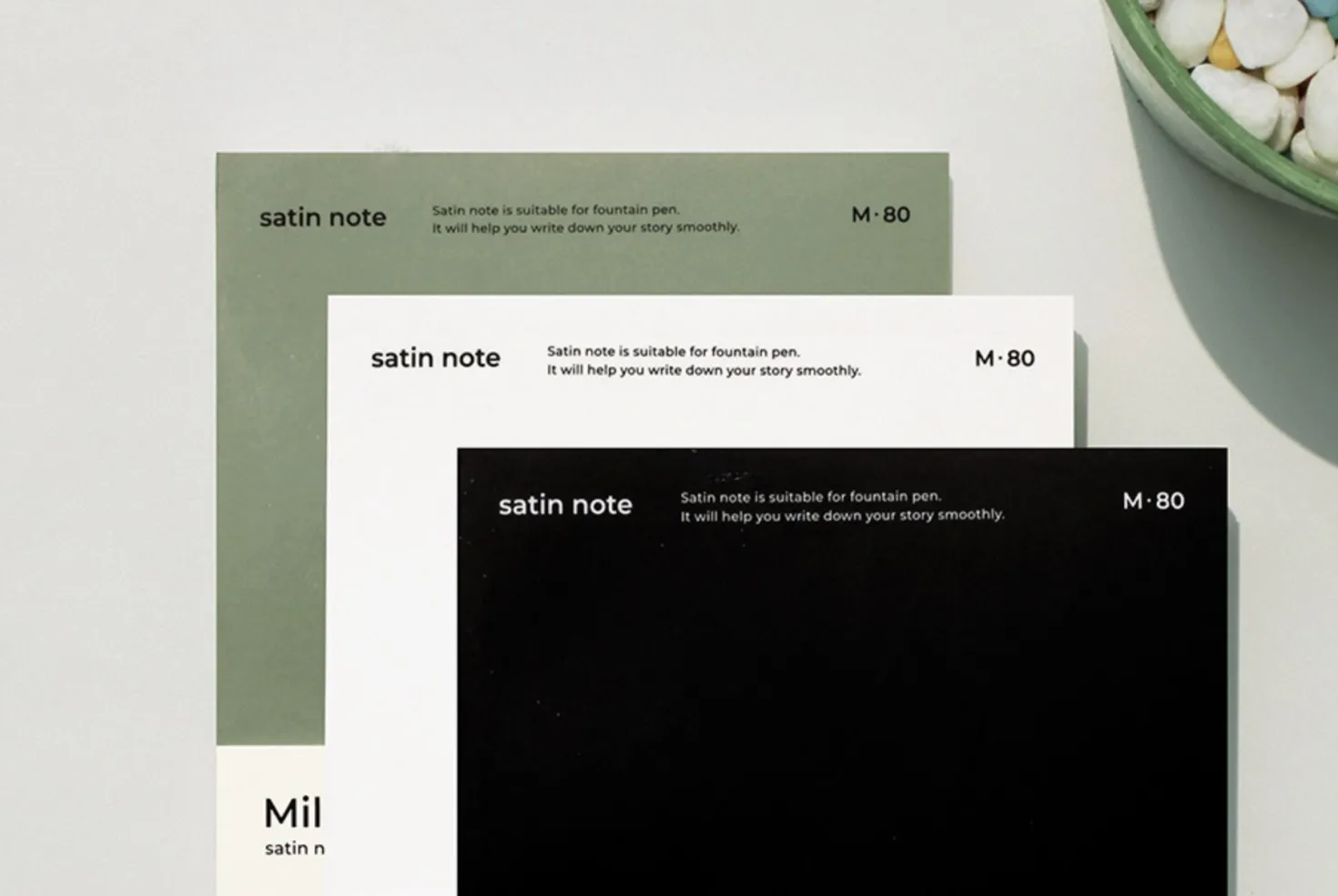 Satin M80 A6 Fountain Friendly Notebook