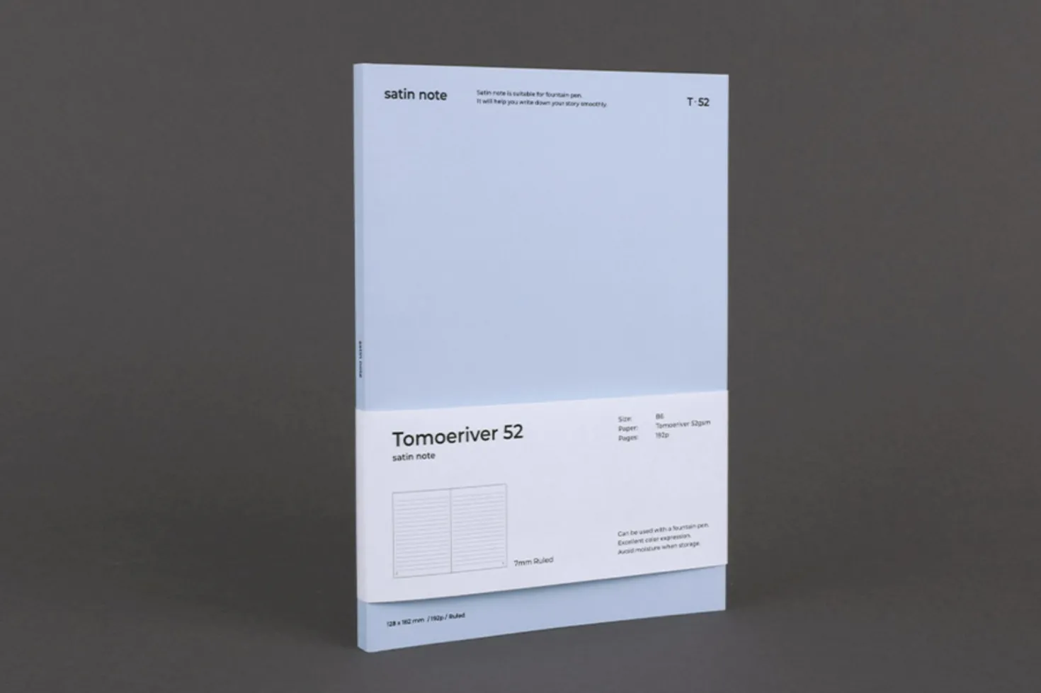Satin T52 B6 Fountain Friendly Notebook
