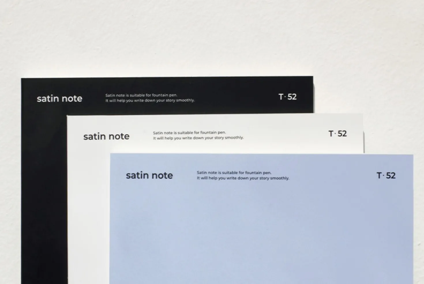 Satin T52 B6 Fountain Friendly Notebook