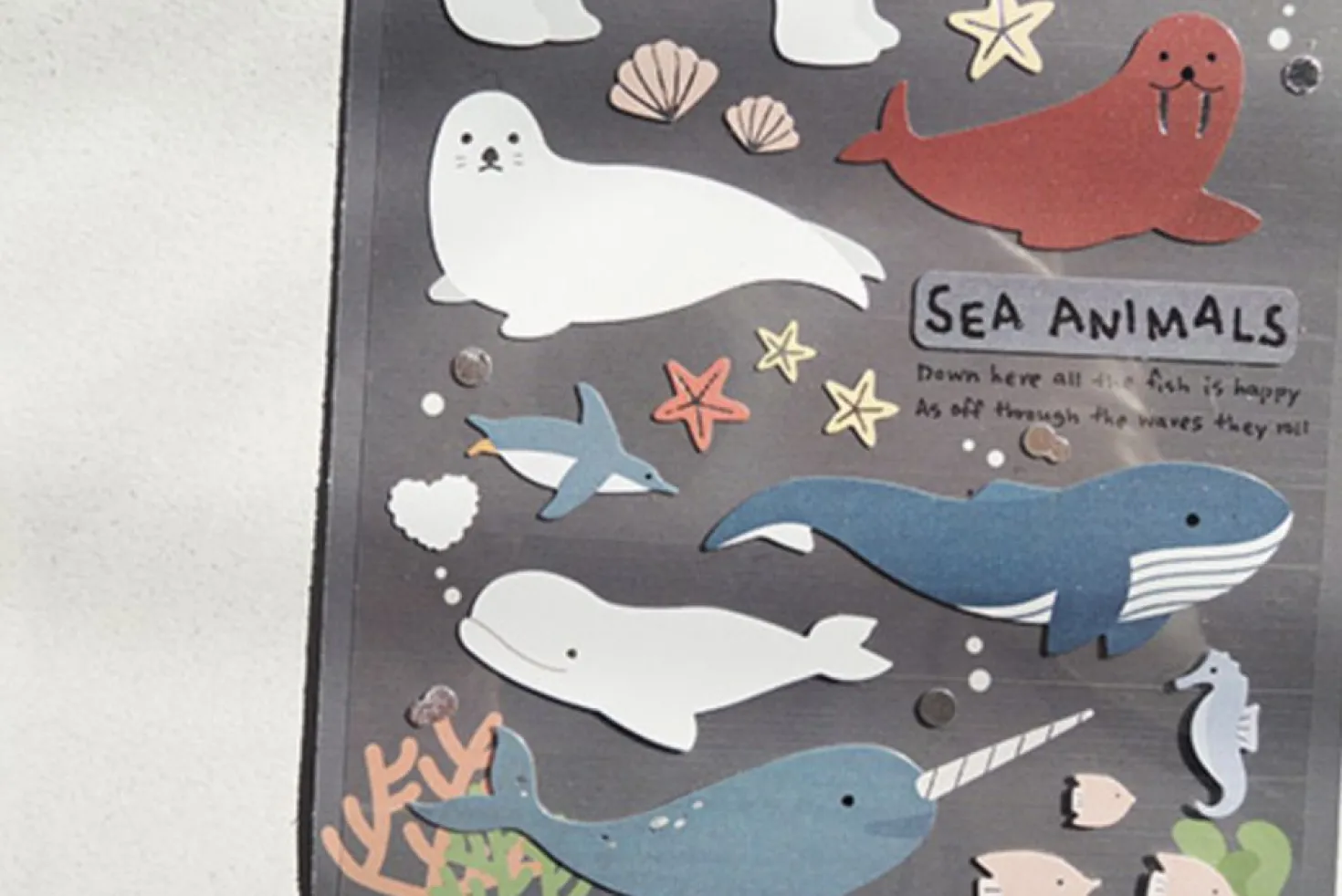 Sea Animal Deco Sticker