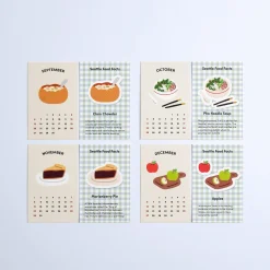 2026 Seattle Mini Calendar Sheets